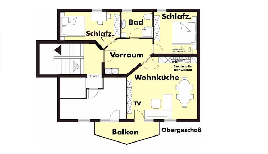 ドルフガシュタインHaus Dekorsoアパートメント 部屋 写真